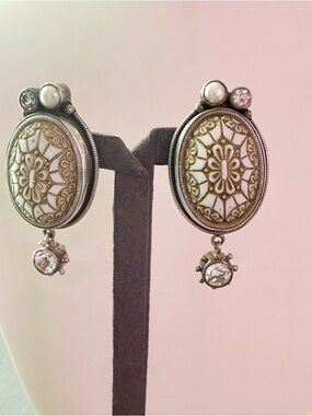 Mars & Valentine 925 Sterling Silver Bracelet Clip on Earrings